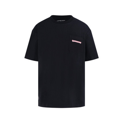 크롬하츠 남성 라운드 반팔티 - Chrom Hearts Mens Round Tshirt - chc14702x