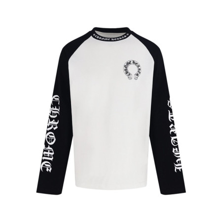 크롬하츠 남성 라운드 긴팔티 - Chrome Hearts Mens Round Tshirt - chc14704x