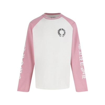 크롬하츠 남성 라운드 긴팔티 - Chrome Hearts Mens Round Tshirt - chc14705x