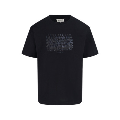 메종 마르지엘라 남성 반팔 티셔츠 - Maison Margiela Mens Round Tshirt - mac14706x