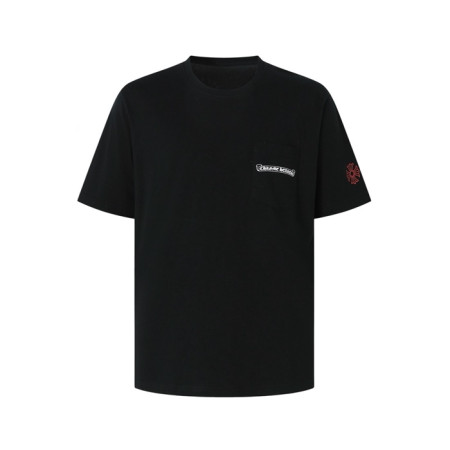 크롬하츠 남성 라운드 반팔티 - Chrom Hearts Mens Round Tshirt - chc14716x