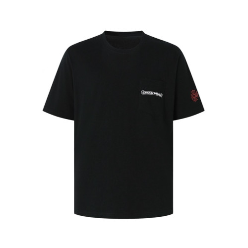 크롬하츠 남성 라운드 반팔티 - Chrom Hearts Mens Round Tshirt - chc14716x