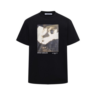 지방시 남성 라운드 반팔티 - Givenchy Mens Round Tshirt - gic14718x