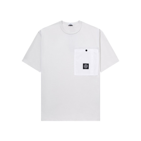 스톤아일랜드 남성 라운드 반팔 티셔츠 - Stone Island Mens Round Tshirt - stc14728x