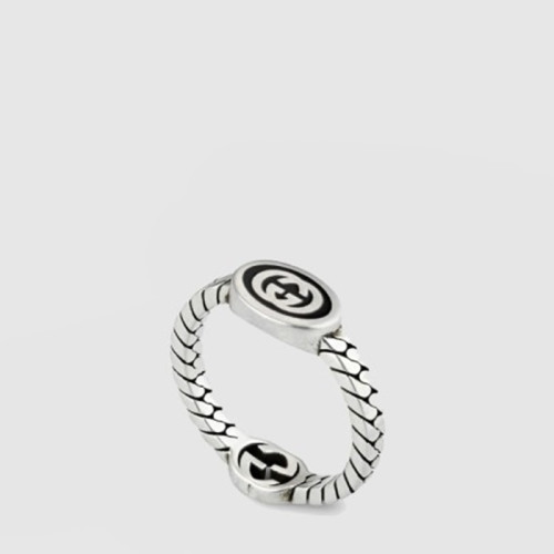 구찌 남/녀 인터로킹 G 반지 - Gucci Unisex Interlocking G Ring - acc7404x