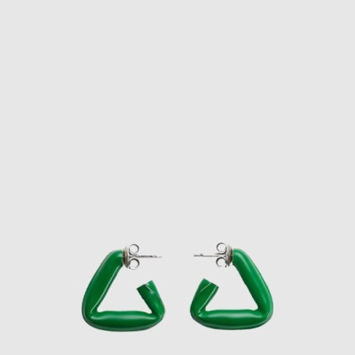 보테가 베네타 여성 삼각 후프 에나멜 이어링 - Bottega veneta Womens Triangular Hoop Enameled Earring - acc7486x