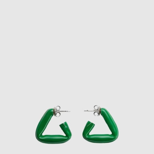 보테가 베네타 여성 삼각 후프 에나멜 이어링 - Bottega veneta Womens Triangular Hoop Enameled Earring - acc7486x