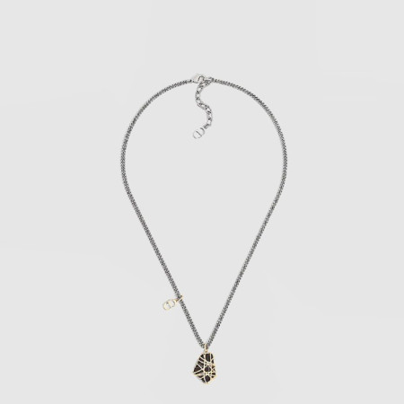디올 남성 넝쿨무늬 펜던트 목걸이 - Dior Mens Vine Pattern Pendant Necklace - acc7502x