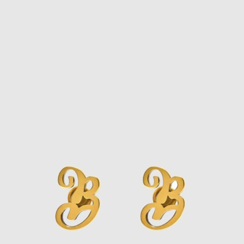 발렌시아가 남/녀 골드 이어링 - Balenciaga Unisex Gold Earring - acc7524x
