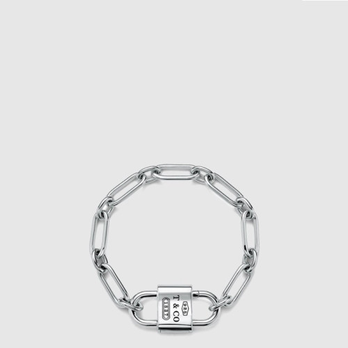 티파니 여성 라지 더블 락 브레이슬릿 - Tiffany & Co Womens Large Double Lock Bracelet - acc7538x