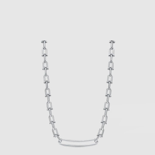 티파니 남/녀 일롱게이티드 링크 네크리스 - Tiffany Unisex Elongated Link Necklace - acc7546x