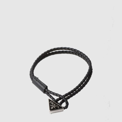 프라다 남/녀 나파 가죽 팔찌 - Prada Unisex Napa Leather Bracelet - acc7629x