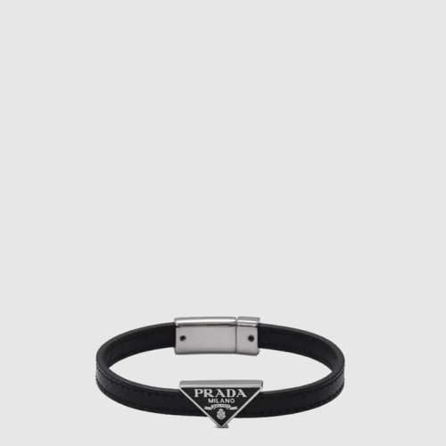 프라다 남/녀 사피아노 가죽 팔찌 - Prada Unisex Saffiano Leather Bracelet - acc7635x