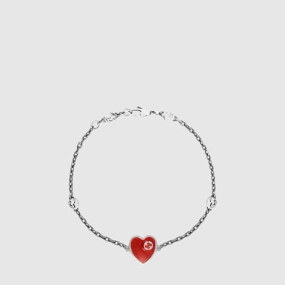 구찌 남/녀 GG 태그 구찌 시그니처 팔찌 - Gucci Unisex GG Tag Gucci Signature Bracelet - acc7642x