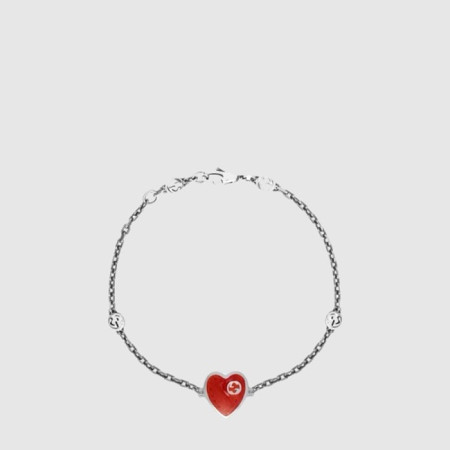 구찌 남/녀 GG 태그 구찌 시그니처 팔찌 - Gucci Unisex GG Tag Gucci Signature Bracelet - acc7642x