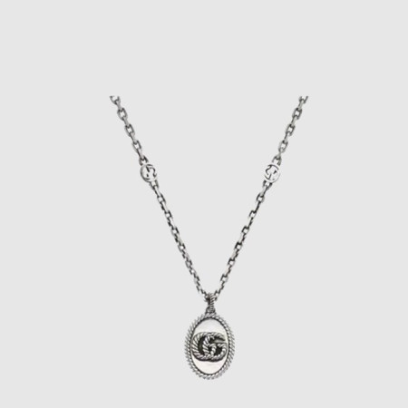 구찌 남/녀 인터로킹 체인 목걸이 - Gucci Unisex Interlocking Chain Necklace - acc7643x