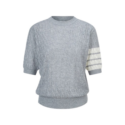 톰브라운 남성 라운드 반팔티 - Thom Browne Mens Round Tshirts - thc14748x