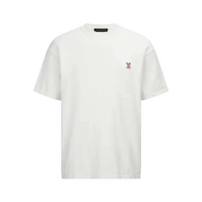 루이비통 남성 라운드 반팔 티셔츠 - Louis vuitton Mens Round Tshirt - lvc14750x