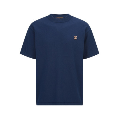 루이비통 남성 라운드 반팔 티셔츠 - Louis vuitton Mens Round Tshirt - lvc14753x