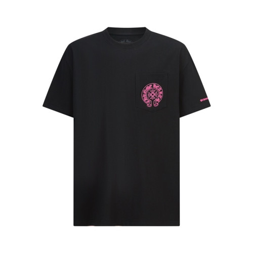 크롬하츠 남성 라운드 반팔티 - Chrom Hearts Mens Round Tshirt - chc14755x