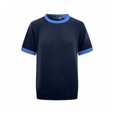 프라다 여성 라운드 반팔티 - Prada Womens Round Tshirt - prc14773x