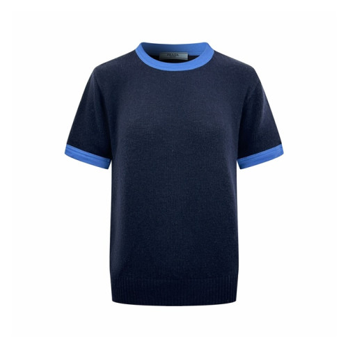 프라다 여성 라운드 반팔티 - Prada Womens Round Tshirt - prc14773x