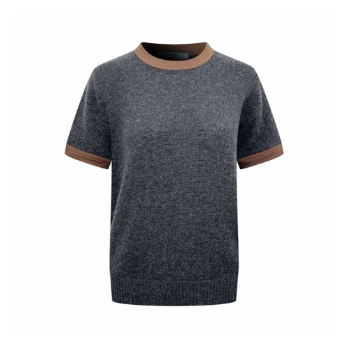 프라다 여성 라운드 반팔티 - Prada Womens Round Tshirt - prc14774x