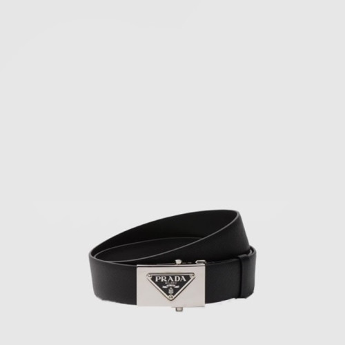 프라다 남성 사피아노 벨트 - Prada Mens Saffiano Belt - bel439x