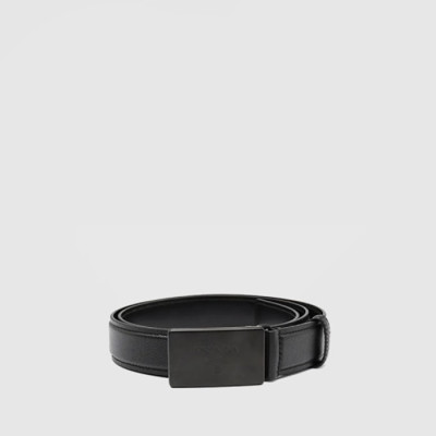 프라다 남성 로고 버클 사피아노 벨트 - Prada Mens Logo Buckle Saffiano Belt - bel439x