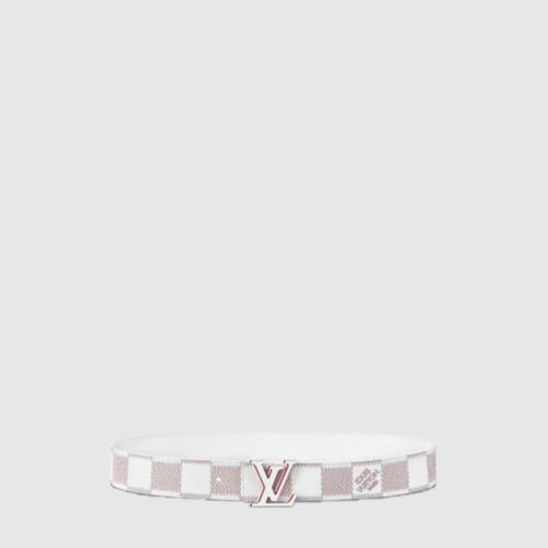 루이비통 남성 LV 옵틱 리버서블 이니셜 벨트 - Louis vuitton Mens LV Optic Reversible Initial Belt - bel445x