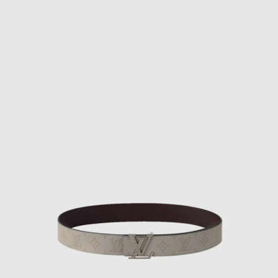 루이비통 남성 LV 섀도우 리버서블 벨트 - Louis vuitton Mens LV Shadow Reversible Belt - bel468x