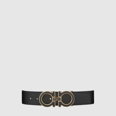 살바토레 페라가모 남성 더블 간치니 벨트 - Ferragamo Mens Double Gancini Belt - bel474x