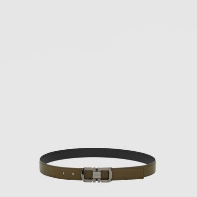 살바토레 페라가모 남성 리버시블 버클 레더 벨트 - Ferragamo Mens Reversible Buckle Leather Belt - bel477x