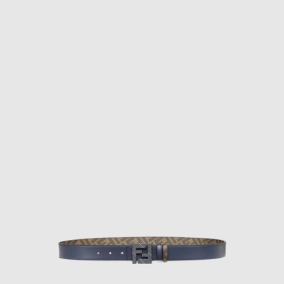 펜디 남성 FF 리버서블 벨트 - Fendi Mens FF Reversible Belt - bel482x