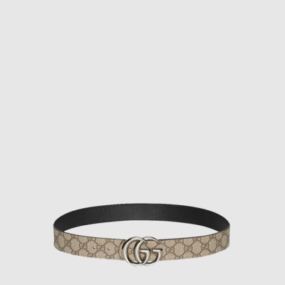 구찌 남성 리버서블 GG 마몽 벨트 - Gucci Mens Reversible GG Marmont Belt - bel492x