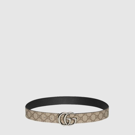 구찌 남성 리버서블 GG 마몽 벨트 - Gucci Mens Reversible GG Marmont Belt - bel492x