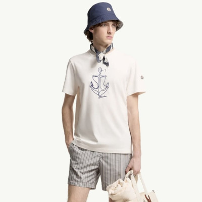 몽클레어 남성 반팔 티셔츠 - Moncler Mens Round Tshirt - moc14802x