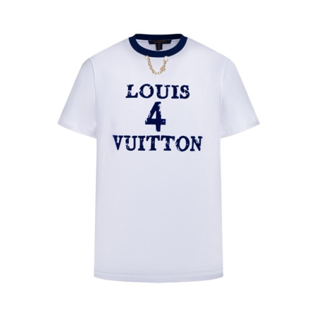 루이비통 남성 라운드 반팔 티셔츠 - Louis vuitton Mens Round Tshirt - lvc14814x