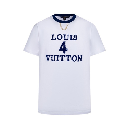 루이비통 남성 라운드 반팔 티셔츠 - Louis vuitton Mens Round Tshirt - lvc14814x