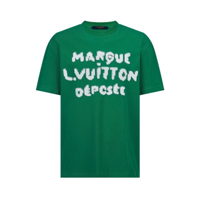 루이비통 남성 라운드 반팔 티셔츠 - Louis vuitton Mens Round Tshirt - lvc14974x