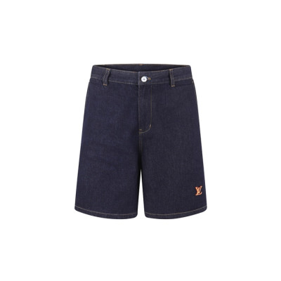 루이비통 남성 데님 쇼츠 - Louis vuitton Mens Denim Shorts - lvc14980x