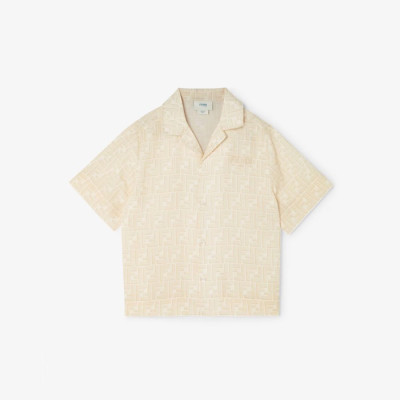 펜디 남성 FFV반팔 셔츠 - Fendi Mens FF Dress Shirts - fec14992x