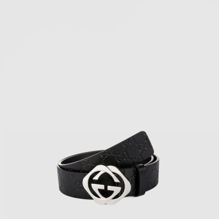 구찌 남성 GG 마몽 엠보스 레더 벨트 - Gucci Mens GG Marmont Embossed Leather Belt - bel579x