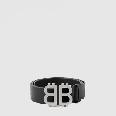 발렌시아가 남성 BB 씬 벨트 - Balenciaga Mens BB Thin Belt - bel586x