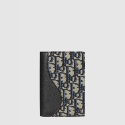 디올 남성 새들 여권 커버 - Dior Mens Saddle Passport Cover - diw458x