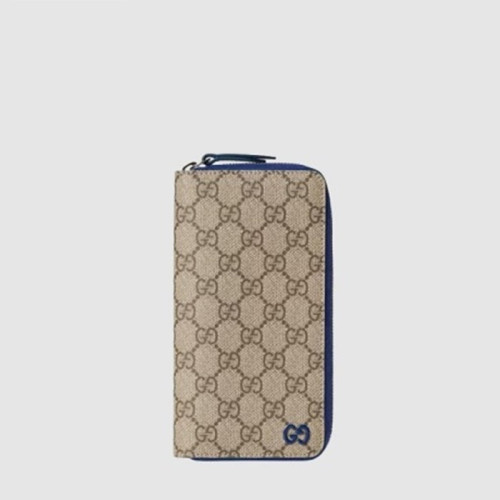 구찌 남성 바이컬러 지퍼 지갑 - Gucci Mens Bicolor Zipper Wallet - guw518x