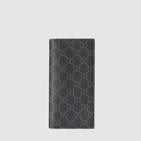 구찌 남성 GG 엠블럼 장지갑 - Gucci Mens GG Emblem Long Wallet - guw524x