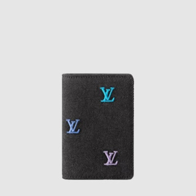 루이비통 남성 포켓 카드지갑 M14148 - Louis vuitton Mens Pocket Denim Card Holder - lvw532x