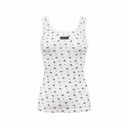 미우미우 여성 라운드 나시 - Miumiu Womens Round Sleeveless Top - mic15018x
