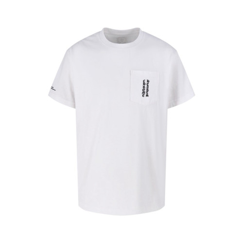 크롬하츠 남성 라운드 반팔티 - Chrom Hearts Mens Round Tshirt - chc15019x